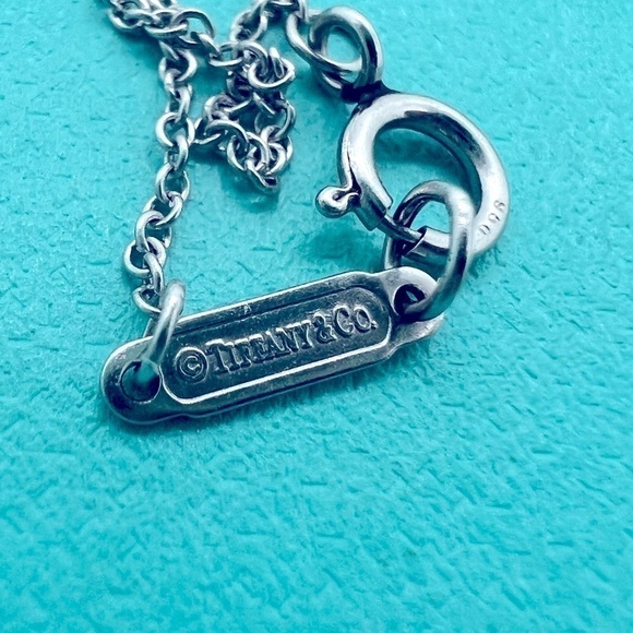 Tiffany & Co Double Circle Jazz Swing Diamond Necklace Platinum .60 TCW - Picture 7 of 9